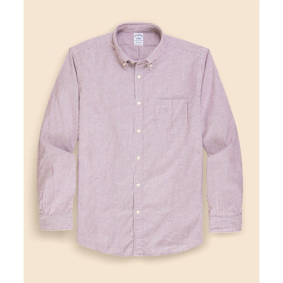 [�}���C]�R�b�g�� �t�����l�� �L�����f�B�X�g���C�v �J�W���A���V���c Regular Fit/�u���b�N�X�u���U�[�Y�iBrooks Brothers�j �o�[�K���f�B�[