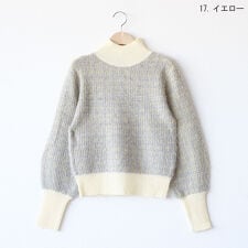 ナチュラルミストクラス(naturalmist Class)の格子柄ハイネックニットプルオーバー[40812325]