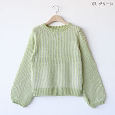 ナチュラルミストクラス(naturalmist Class)の【クルーネック】ローゲージニットプルオーバー[40812327]