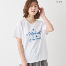 モール刺繍コットンTシャツ[14951059]&Noel