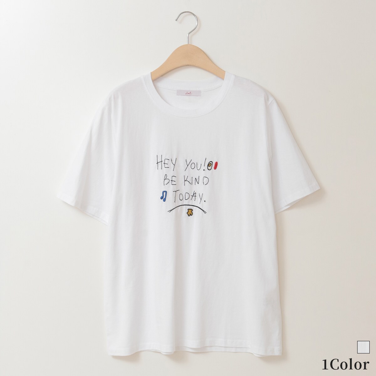 アイレットレースフリル袖カットソー[41411244]natural mist