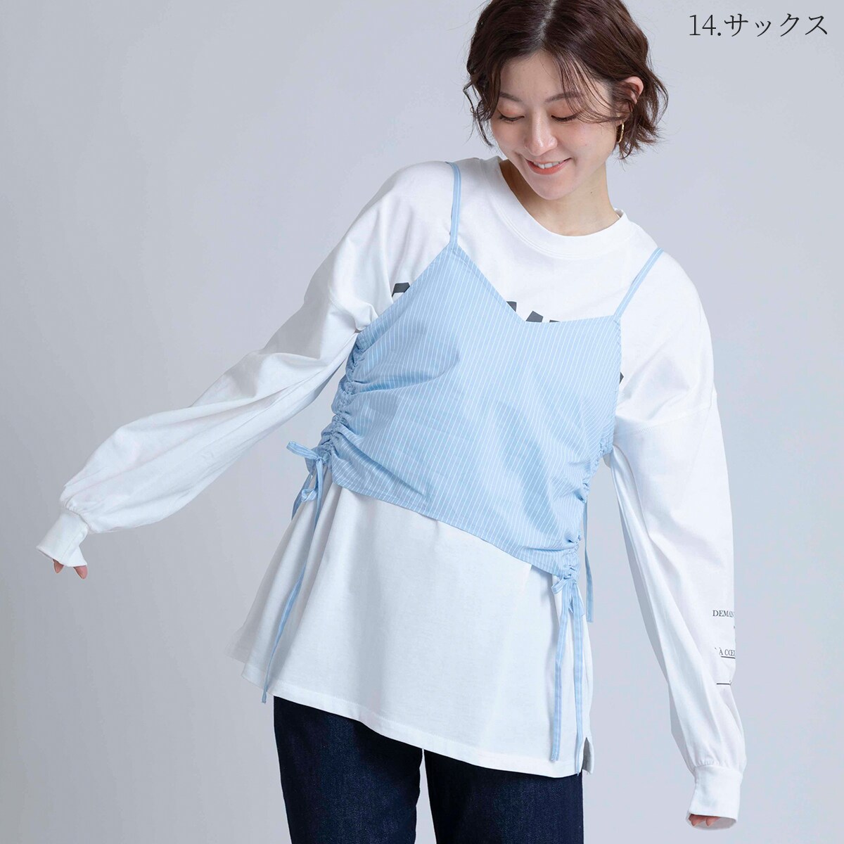[�}���C]�X�g���C�v�M���U�[�r�X�`�F[15843025]macaron/�A���h�m�G���iAnd Noel�j 14.�T�b�N�X
