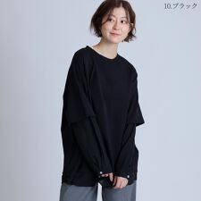 レイヤード風オーバーサイズT[15841024]macaron