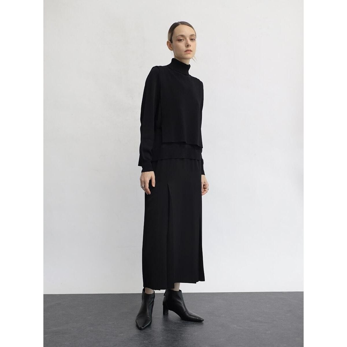 ヤマダヤ　Rire Fete ふくれジャガードバックリボンドレス ふくれジャガードバックリボンドレス | リルフェテ(Rire fete