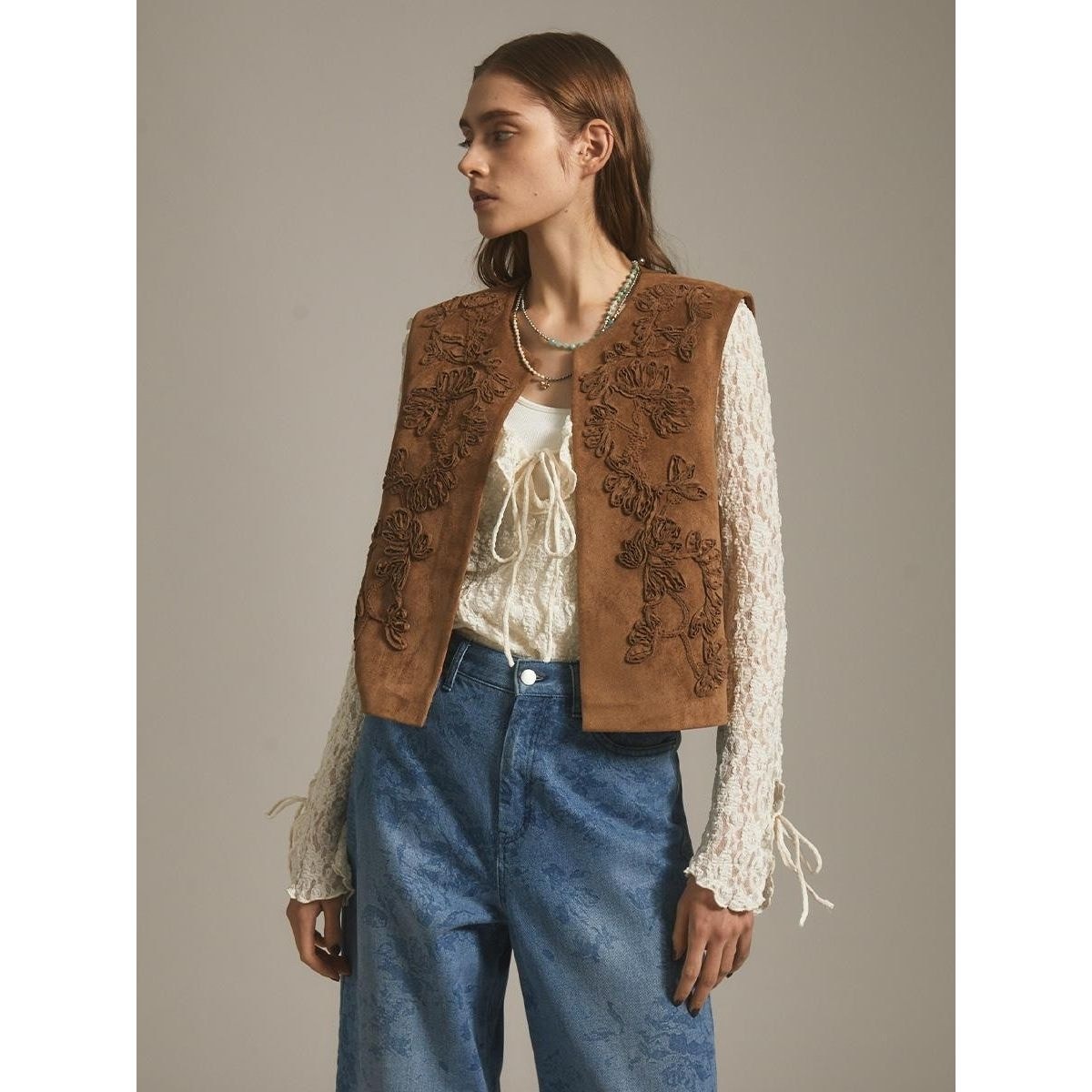 ヤマダヤ ストア(YAMADAYA STORE) レディース ベスト・ジレ の