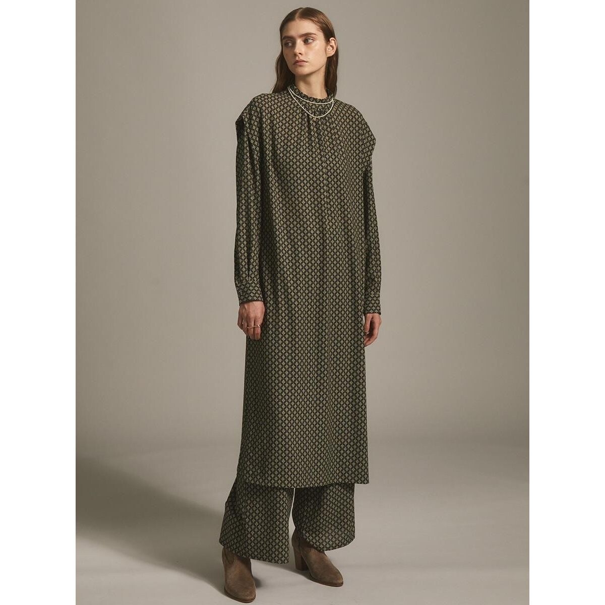 ショルダーヨークエスニック調ワンピース | アンプル(Ample) | マルイ