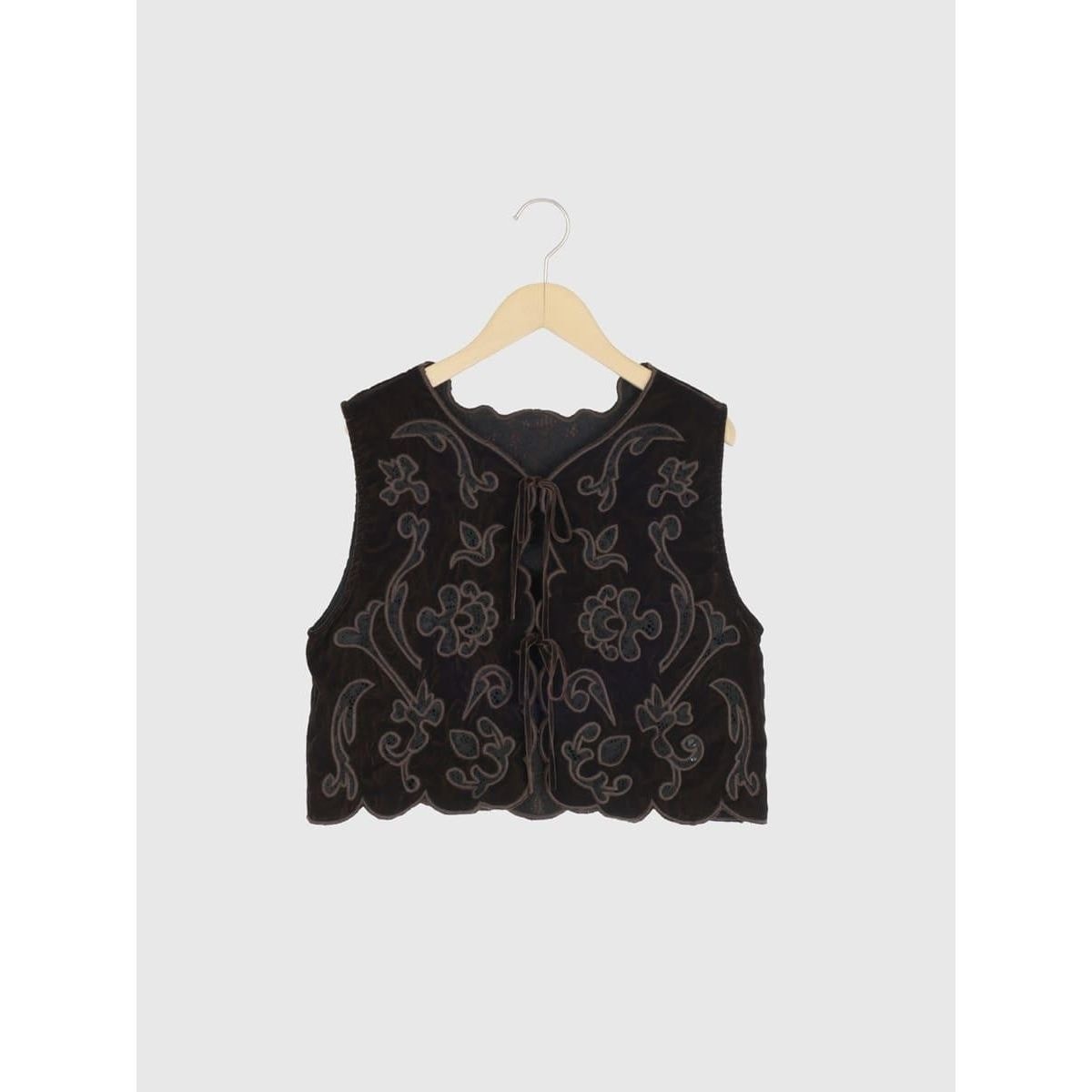 【タグ付き未使用】ヤマダヤ FENNEL 黒 ベストツィードミドルジレ FENNELのベスト/ジレの商品一覧｜ファッション通販のYAMADAYA STORE