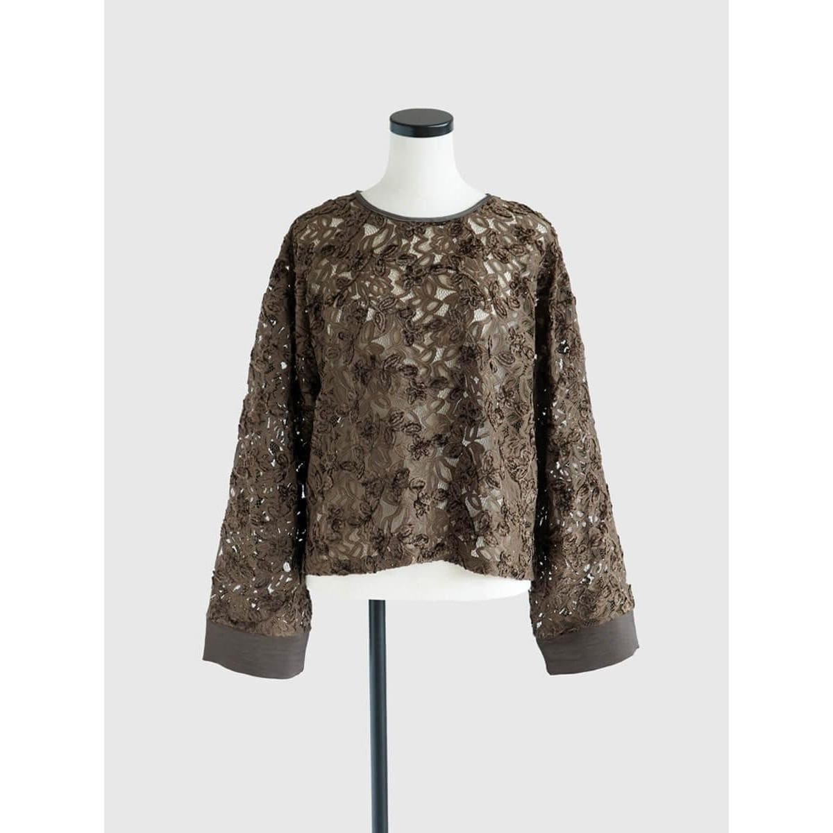 アンプル（Ample）/ベロア刺繍レーストップス ベロア刺繍レーストップス | アンプル(Ample) | マルイウェブチャネル