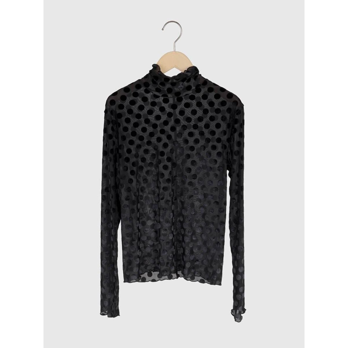 アンプル（Ample）/シア?ドットメッシュハイネックトップス シア―ドットメッシュハイネックトップス | アンプル(Ample) | マルイ