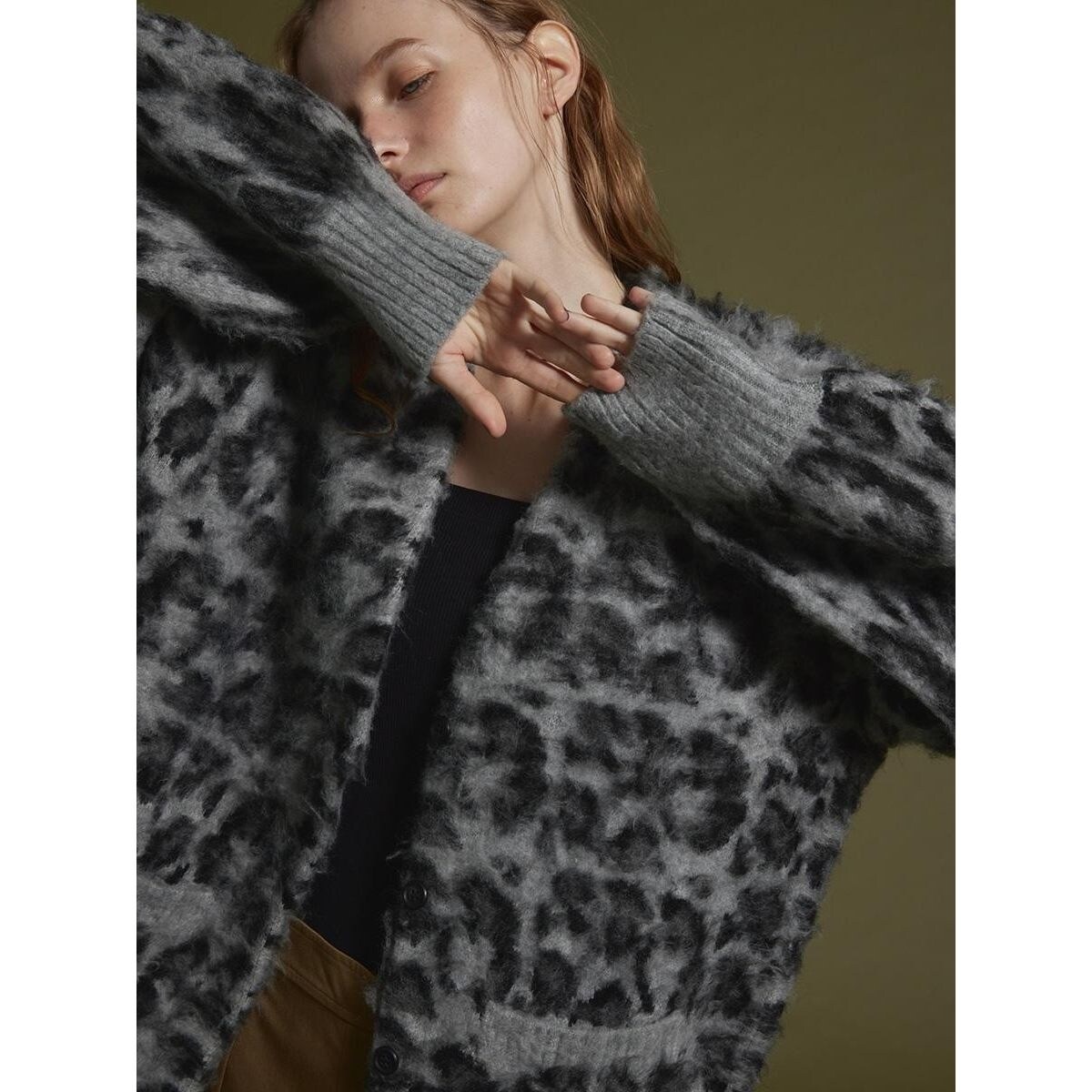 大人気⭐︎ ロペ マドモアゼル レオパードロングカーディガン Ron Herman California Raccoon Knit Series News｜Ron Herman