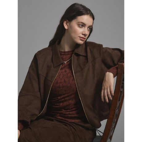 [^ԁF283100086]㎿ȃXEF[h^b`fނ͂̃WbvAbvWPbgB炩łƂƂG̐ńA邾ŃV[Y[h߂Ă܂BƂVGbgŁAbNXiȈۂɁB܂ԂƂ肰ȂyCY[̗n̂fUCŁAו܂ł1Bfj킹ăJWAɁAfނ̃XJ[gƍ킹ď炵܂Ƃ߂ĂVvȂfBe[ŖH~̎AE^[łBfF170cm172cmfނgpXJ[gi282100088j܂BBe摜́A̓₨g̃j^[ݒȀƖɂۂ̏iƐFقȂꍇ܂BԎɋ߂F͐n摜ł܂B 9icmj:58:52A[z[:56:53.5:80.5g:58dij:800