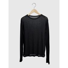 クルーネックシアートップス