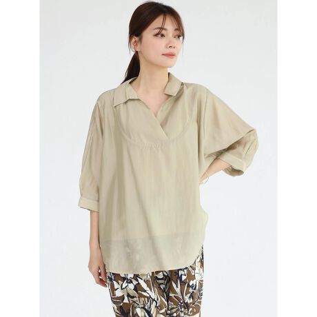 [^ԁF051313110]̂u₩ȒSnŁAXLbp[fUCvXuEXBق̂ƂVA[Ƃ݂̂̑fނŁAiȕ͋CɁBO㍷̂郉Ehw{gXI΂AR[fBl[g₷̂|CgBL~\[Ȃǂ𒆂ɏd˂C[hX^CfꖇłBfF168cmBe摜́A̓₨g̃j^[ݒȀƖɂۂ̏iƐFقȂꍇ܂BԎɋ߂F͐n摜ł܂B9icmjiO^j:70^76.5:61g:77