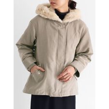 メドック オリジナル ブラック(MEDOC Original Black)のファーフーデッドモッズアウター