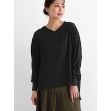 インナードッキングドルマンVネックブラウス