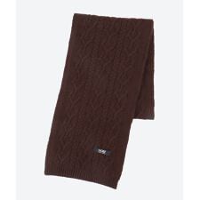 GOBIカシミヤ100％ ケーブル編みマフラー