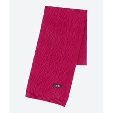 GOBIカシミヤ100％ ケーブル編みマフラー