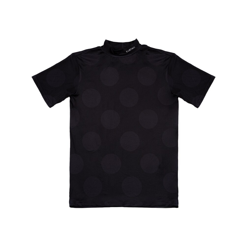 [}C]DOT MOCK TEE/t@u^CiFABTIMEj BLACK