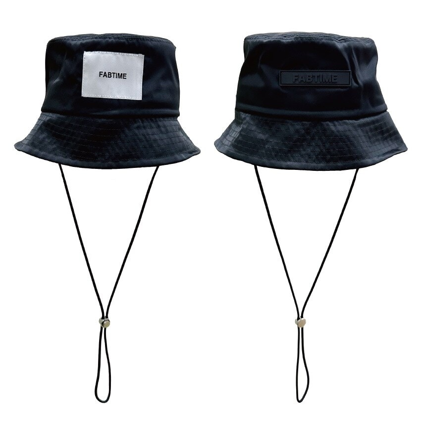 [}C]NYLON BUCKET HAT/t@u^CiFABTIMEj BLACK