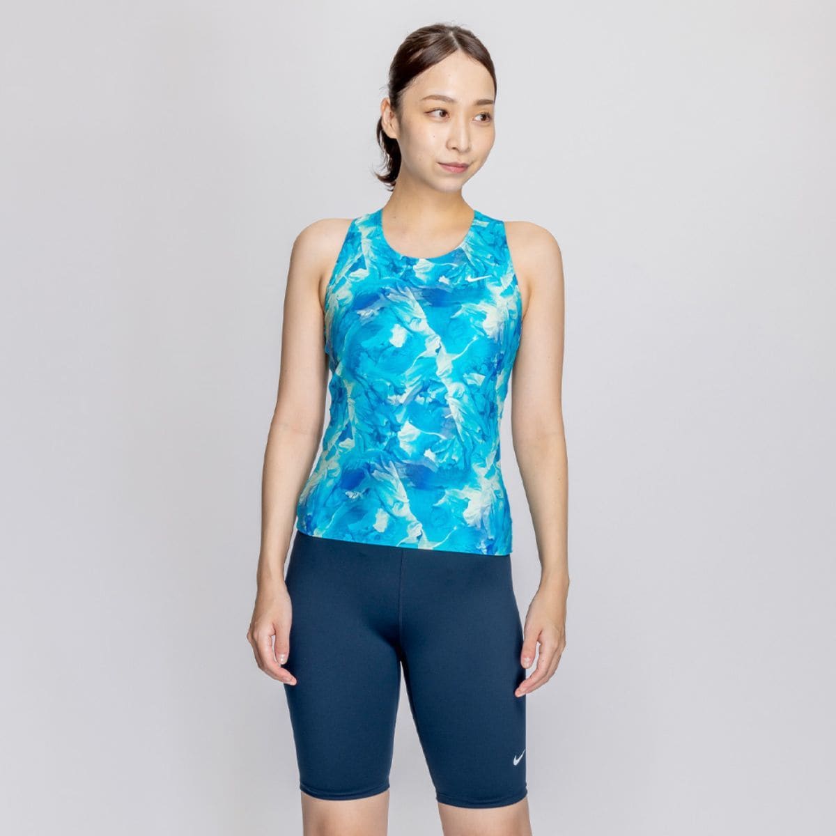 ⭐︎新品タグ付き⭐︎NIKE セパレート水着Lサイズ ロングスパッツ フィットネス 楽天市場】ナイキ フィットネス水着 セパレート レディース