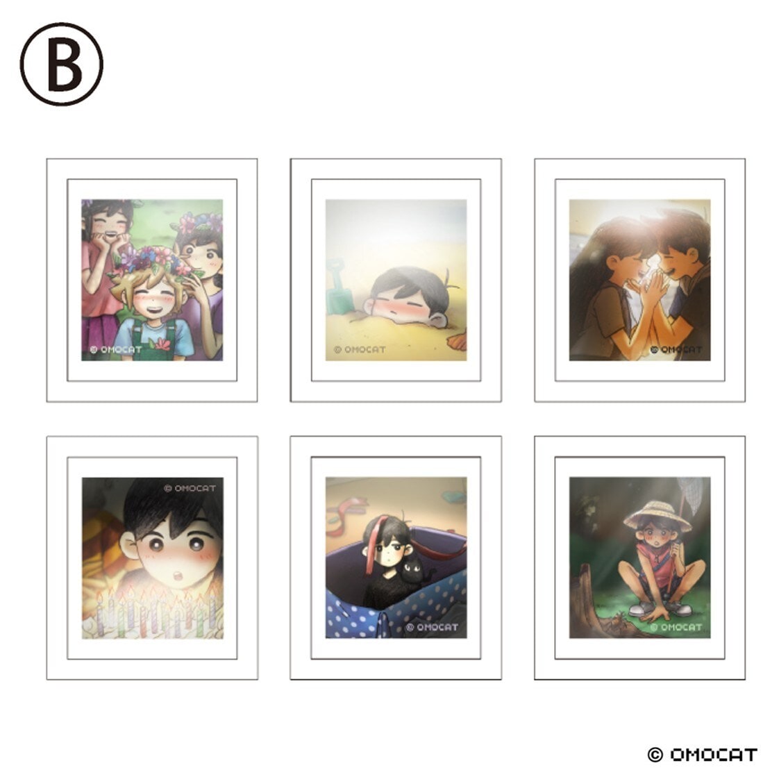 OMORI トレーディング PHOTO ALBUM マグネット Bver | アニメ