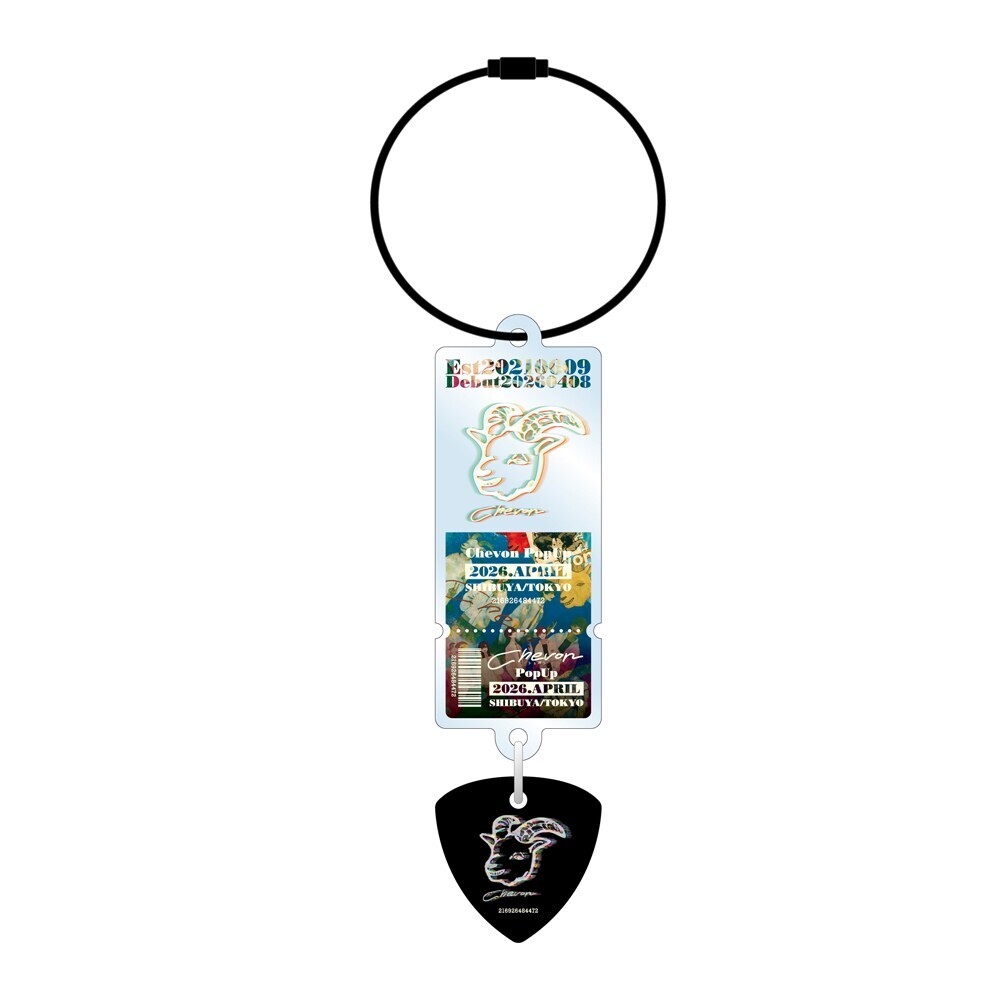 Chevon】ピック付きアクリルキーホルダー | マルイノイベント