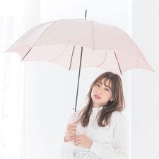 ナチュラルベーシック(Natural Basic)の【二度見するほど美しい  花びら傘】レディース 雨傘 長傘 晴雨兼用 傘 軽量 フレラ