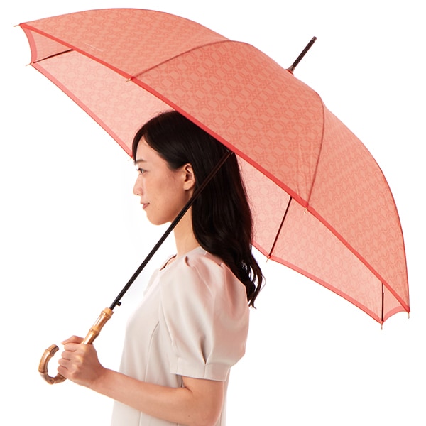 新品アクアスキュータム　ジャンプ式婦人長傘　ロンドンガール耐風傘 AURORA-accent｜Aquascutum/(W)Aquascutum(アクアスキュータム