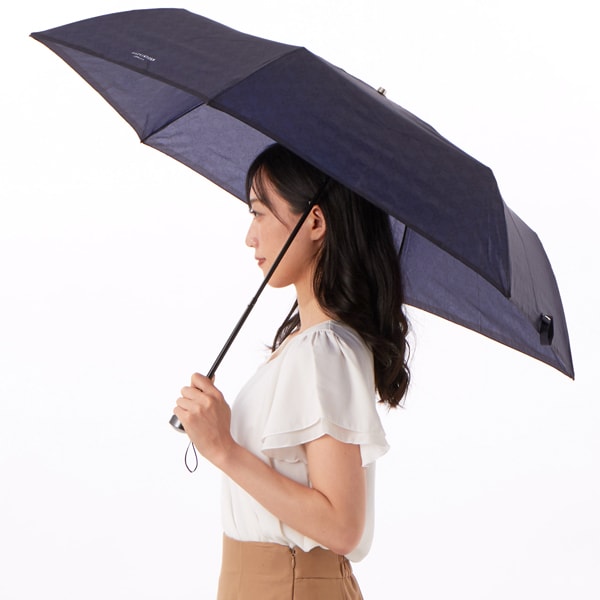 MACKINTOSH LONDON】先染めチェック雨傘（折りたたみ傘