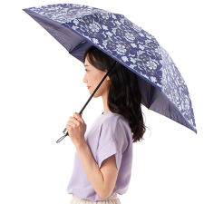 【MACKINTOSH LONDON】花柄プリント晴雨兼用傘（折りたたみ傘）