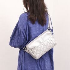 ピークスピーク PEAKS PEAK / 牛革レザーメッシュボディショルダー