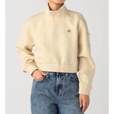 ハーフジップスウェット