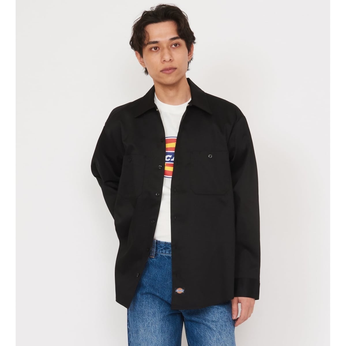 [�}���C]���C�g ���[�N�V���c ���� (Japan fit)/�f�B�b�L�[�Y�iDickies�j �u���b�N