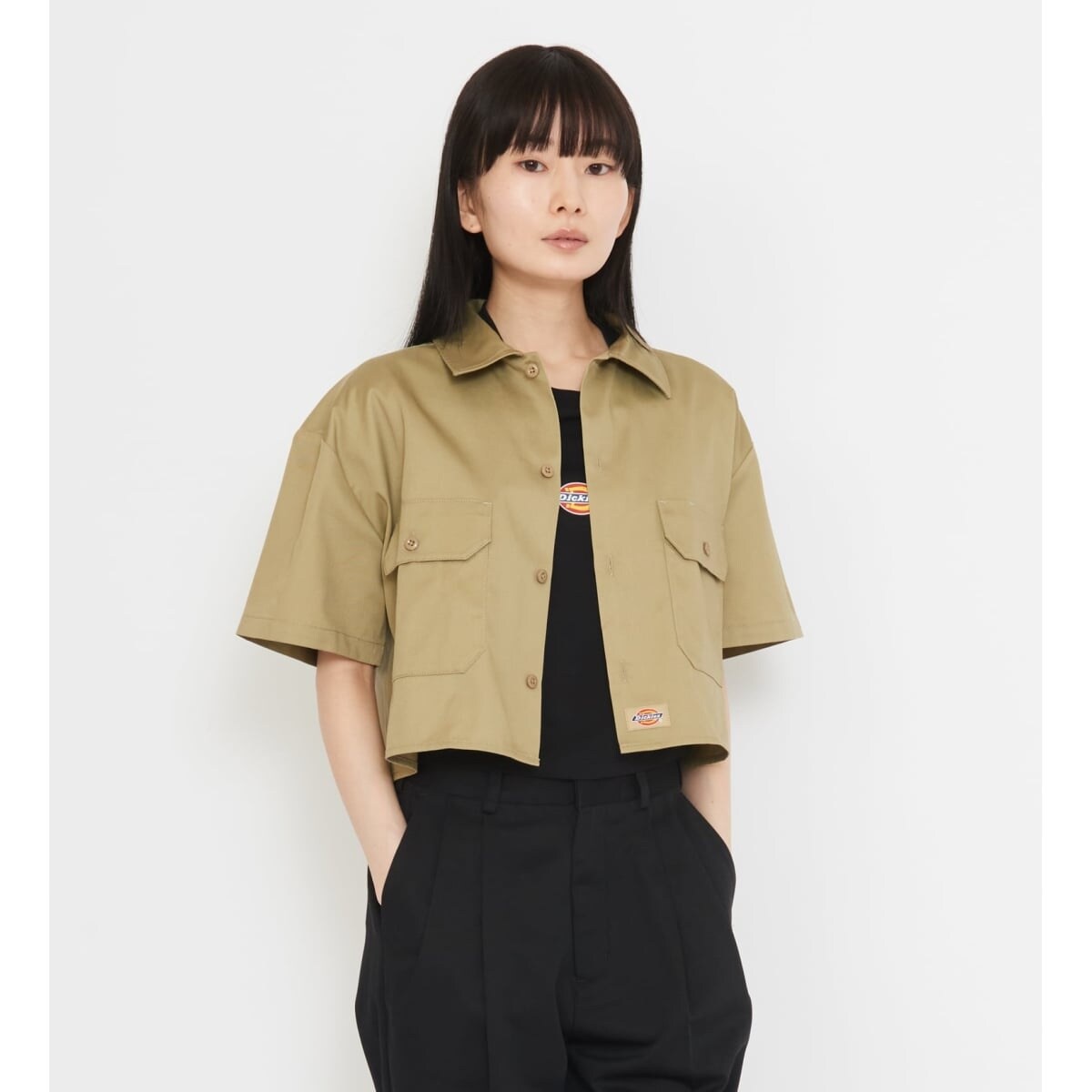Dickies 半袖シャツOriginal Ss Work Shirt-plusレディース DICKIESの