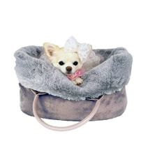 リュクスバーディ(Luxe birdie)のスエードスリーピーファーバッグ