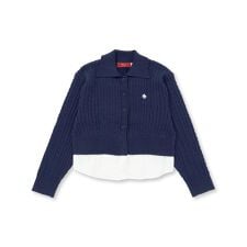 【POLO BCS(ポロ・ビーシーエス)×nexchicコラボ】ニットカーディガン(110~150c
