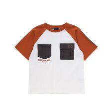 ラインスリーブラグラン天竺Tシャツ(110~150cm)
