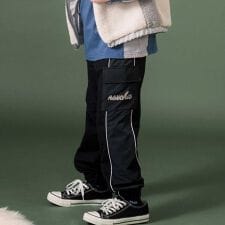 【お揃い】タフタｘミニウラゲ切り替えパンツ(110~150cm)