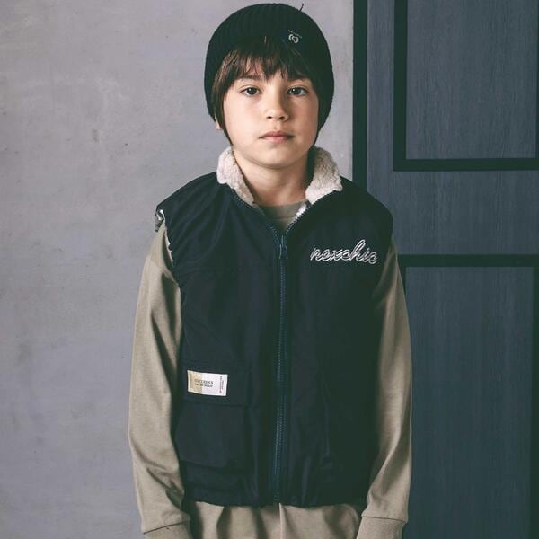 [�}���C]�^�t�^x�{�A���o�[�V�u���x�X�g(110~150cm)/�l�N�V�b�N�inexchic�j �u���b�N