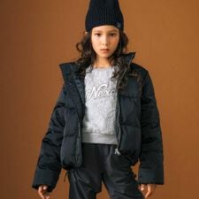 ネクシック(nexchic)のハートロゴタフタダウン(110~150cm)