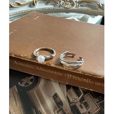 lus. 2点セット　パールニュアンスリング