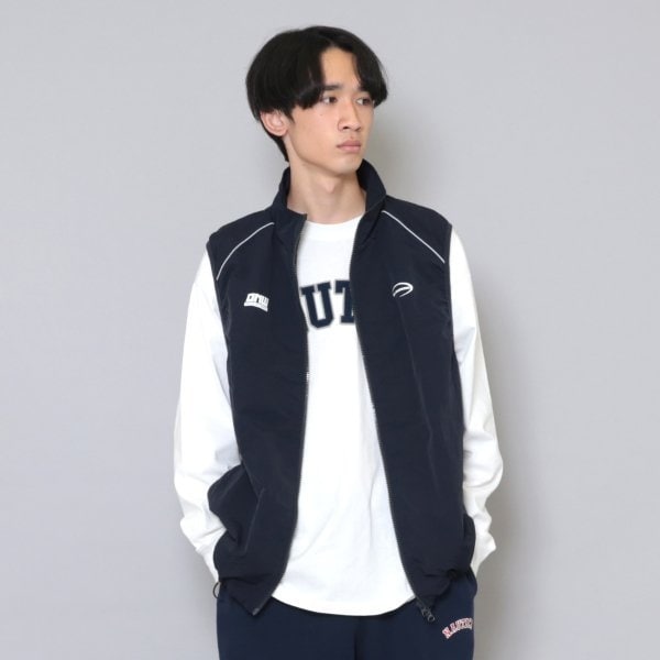 【大人向けサイズあり】ロゴジップアップベスト