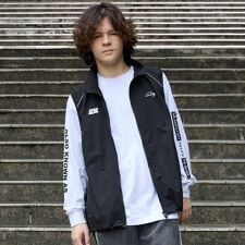 【大人向けサイズあり】ロゴジップアップベスト