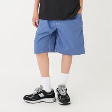 【大人向けサイズあり】【撥水】ナイロンワッシャーペインターハーフパンツ