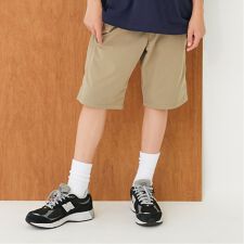 【大人向けサイズあり】【Easycare】ポリストレッチ・イージーハーフパンツ