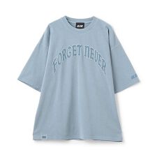 【大人向けサイズあり】【FORGETNEVER】ヘビーウェイトピグメント加工アップリケTシャツ