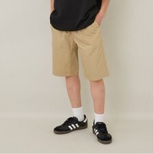 【大人向けサイズあり】綿ポリストレッチツイル・アクティブハーフパンツ