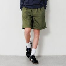 【大人向けサイズあり】綿ポリストレッチツイル・ショートパンツ