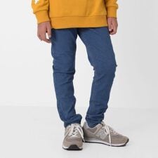 【大人向けサイズあり】【あったか】裏起毛デニム・ストレッチスリムパンツ