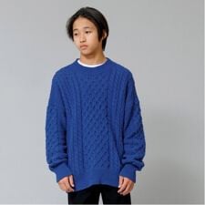 【大人向けサイズあり】ケーブルニット